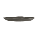 Cal-Mil 22306-912-101 12" x 9" Oval  Marin Platter - Melamine, Cinder thumbnail 2
