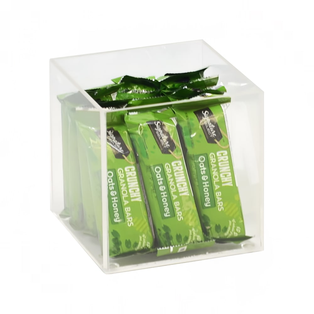 Cal-Mil 22311-4-12 4" Square Display Box - Acrylic, Crystal Clear