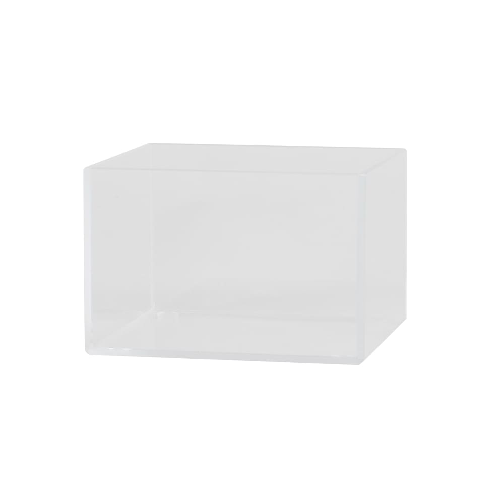 Cal-Mil 22313-4-12 6" Square Display Box - 4"H, Acrylic, Crystal Clear