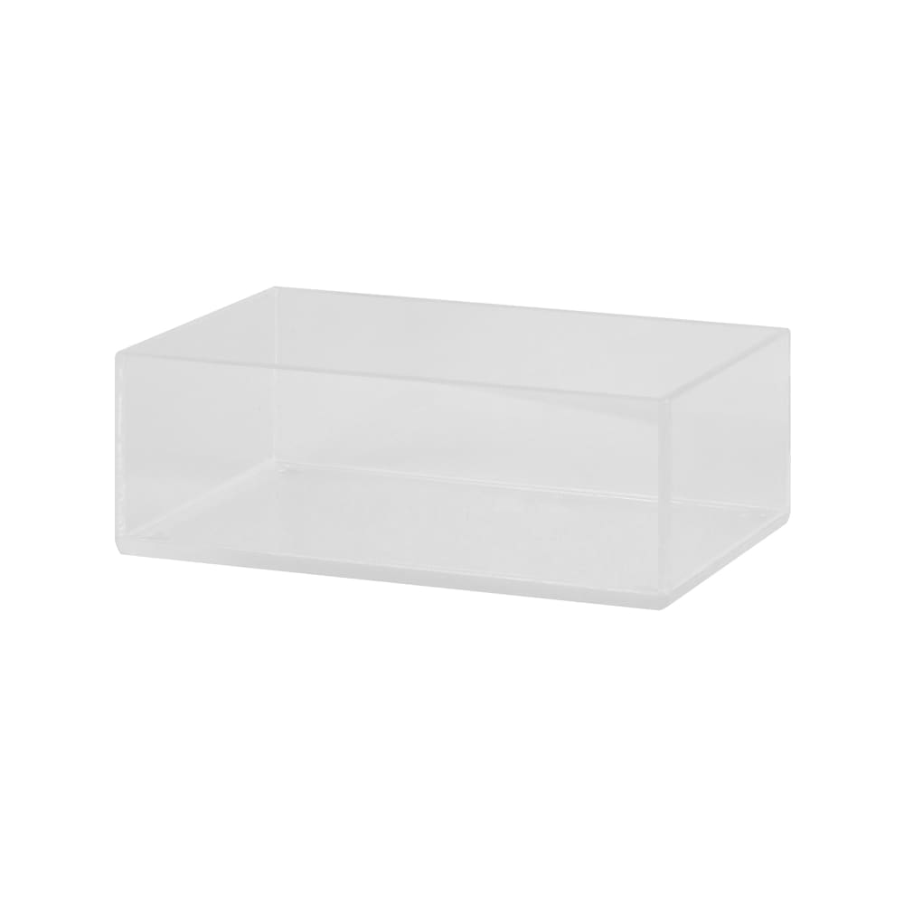 Cal-Mil 22314-4-12 Rectangular Display Box - 9"L x 6"W x 4"H, Acrylic, Crystal Clear