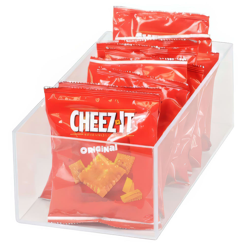 Cal-Mil 22315-4-12 Rectangular Display Box - 12"L x 6"W x 4"H, Acrylic, Crystal Clear