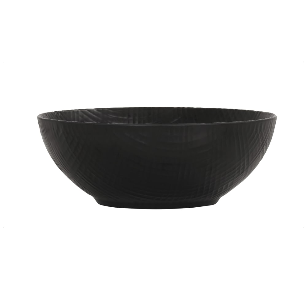 Cal-Mil 22329-11-13 125 oz Round Melamine Bowl, Black