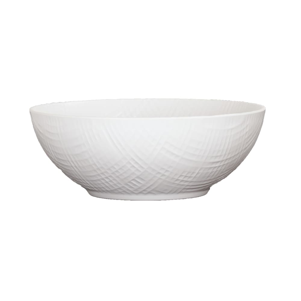 Cal-Mil 22329-11-15 125 oz Round Melamine Bowl, White