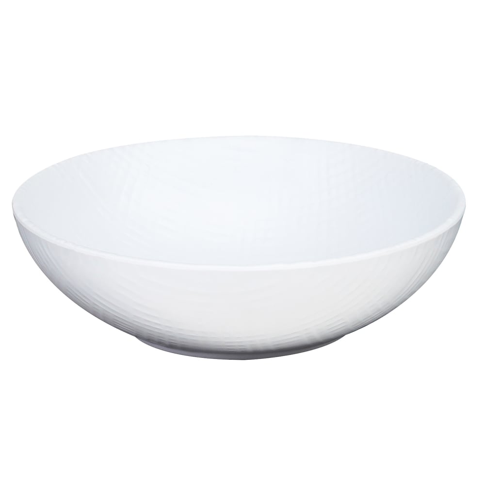 Cal-Mil 22329-6-15 6 1/2" Round Melamine Dinner Bowl, White