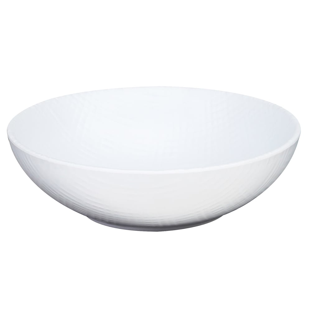 Cal-Mil 22329-8-15 7 3/4" Round Melamine Dinner Bowl, White