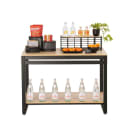 Cal-Mil 22348-42-71 Merchandising Table w/ Blonde Top & Metal Frame - 42"W x 24"D x 29 3/4"H thumbnail 2