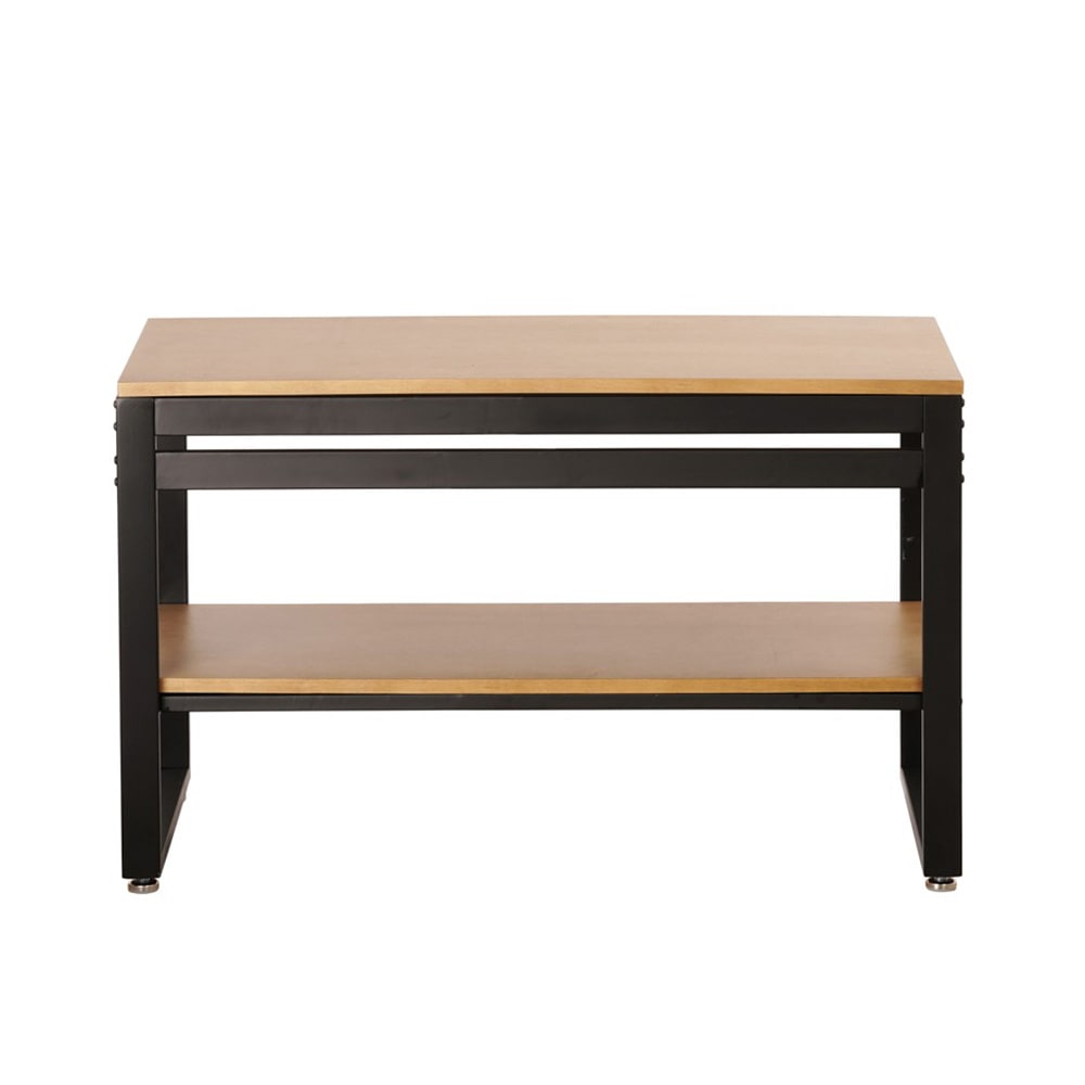 Cal-Mil 22350-38-99 Merchandising Table w/ Madera Top & Metal Frame - 38"W x 18"D x 27 7/8"H
