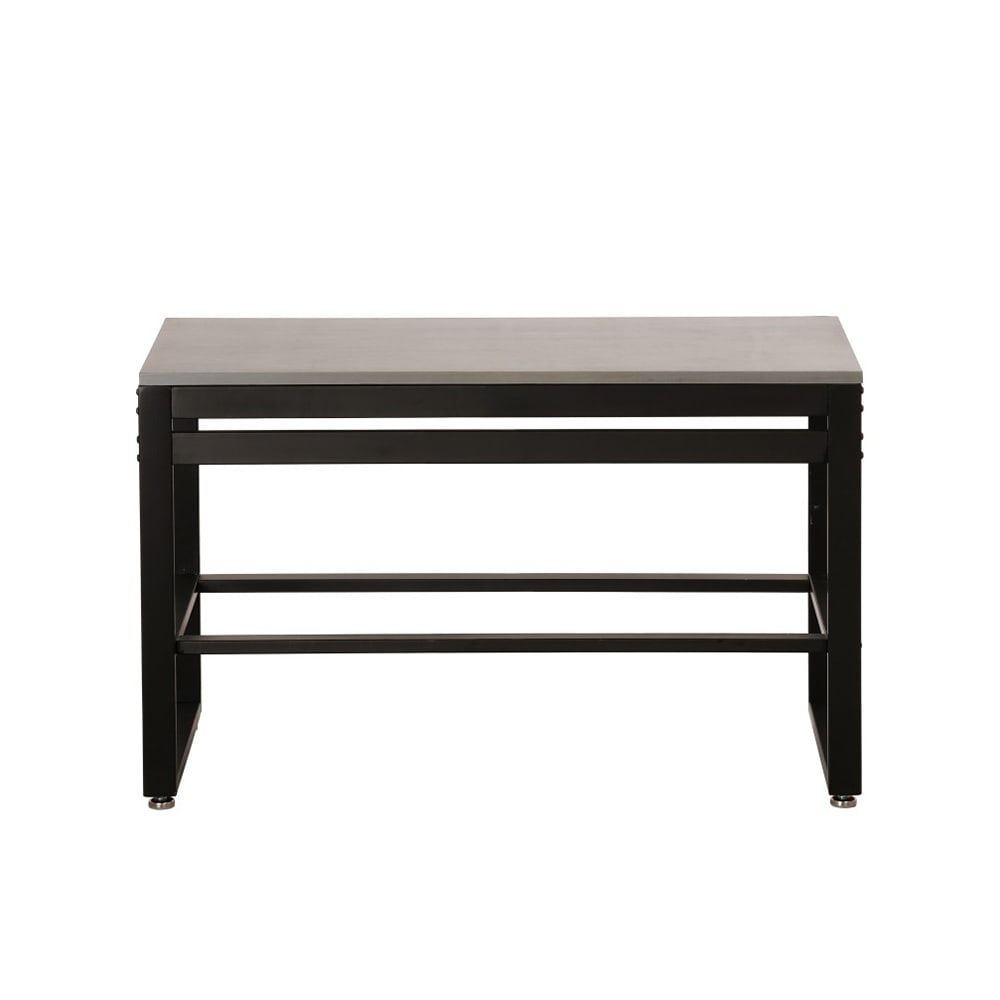 Cal-Mil 22350-38S-83 Merchandising Table w/ Ashwood Top & Metal Frame - 38"W x 18"D x 24"H