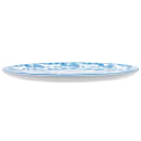 Cal-Mil 22351-10-104 10" Round Melamine Dinner Plate, White/Blue thumbnail 4