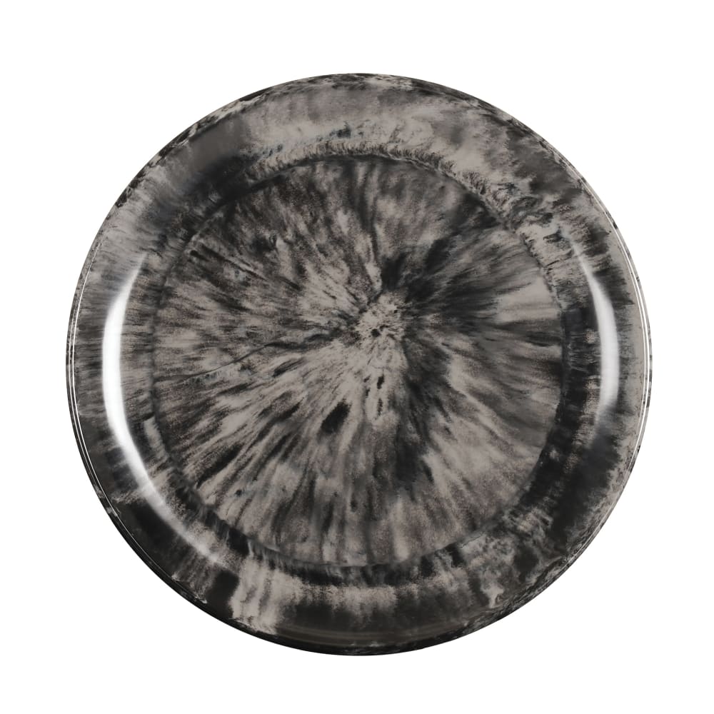 Cal-Mil 22351-7-120 7" Round Melamine Dinner Plate, Black