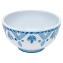 Cal-Mil 22354-4-104 8 oz Round Melamine Bowl, White/Blue thumbnail 2