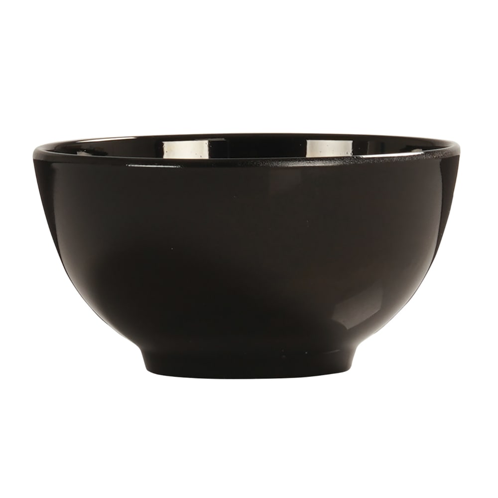 Cal-Mil 22354-4-13 8 oz Round Melamine Bowl, Black