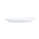 Cal-Mil 22391-11-15 10 3/4" Oval Melamine Plate, White/Matte Finish thumbnail 2