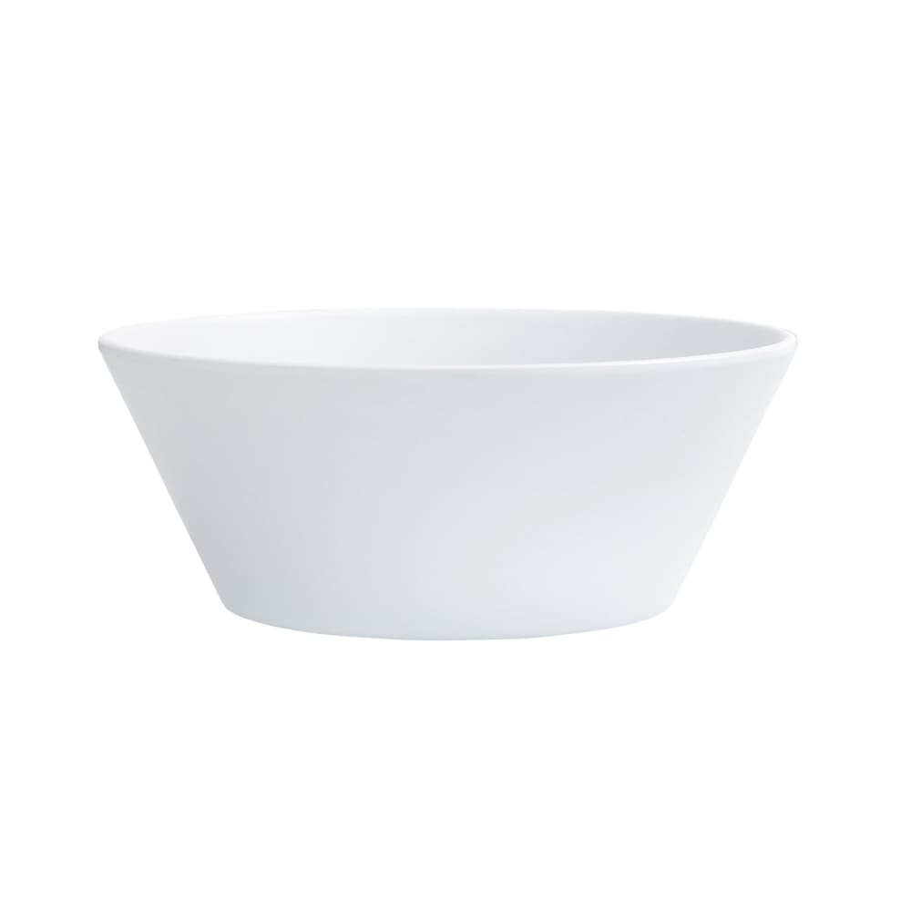 Cal-Mil 22392-7-15 28 oz Round Melamine Coupe Bowl, White/Matte Finish