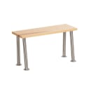 Cal-Mil 22396-11-71 Rectangular Display Riser - 20"L x 7"W x 11"H, Maple Wood, Blonde thumbnail 2