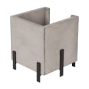 Cal-Mil 22407-6-110 Stacking Display Bin - 6"W x 6"D x 7"H, Gray Washed Pine Wood/Black Metal Accents thumbnail 3