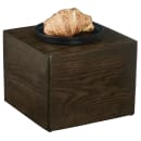 Cal-Mil 22420-9-112 Square Cube Riser - 12" x 12" x 9", Oak Wood, Dark thumbnail 2