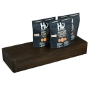 Cal-Mil 22428-3-112 Rectangular Display Riser - 20" x 7" x 3", Oak Wood, Dark Stain thumbnail 2