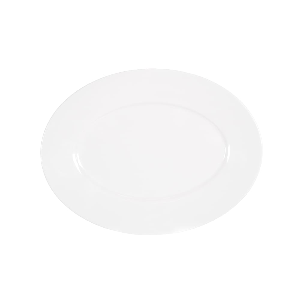 Cal-Mil 22460-912-15 12" x 9" Oval Platter - Melamine, White