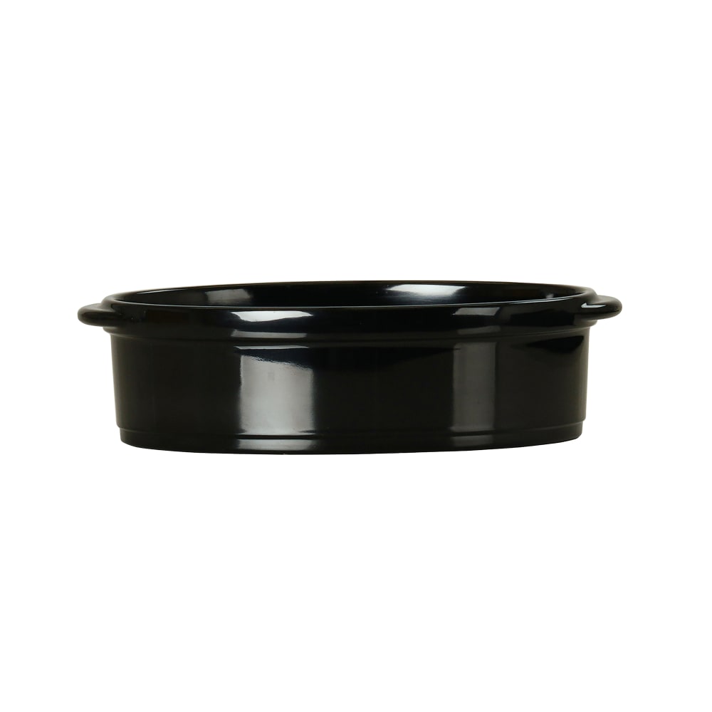 Cal-Mil 22491-74-13 16 oz Oval Melamine Serving Bowl, Black
