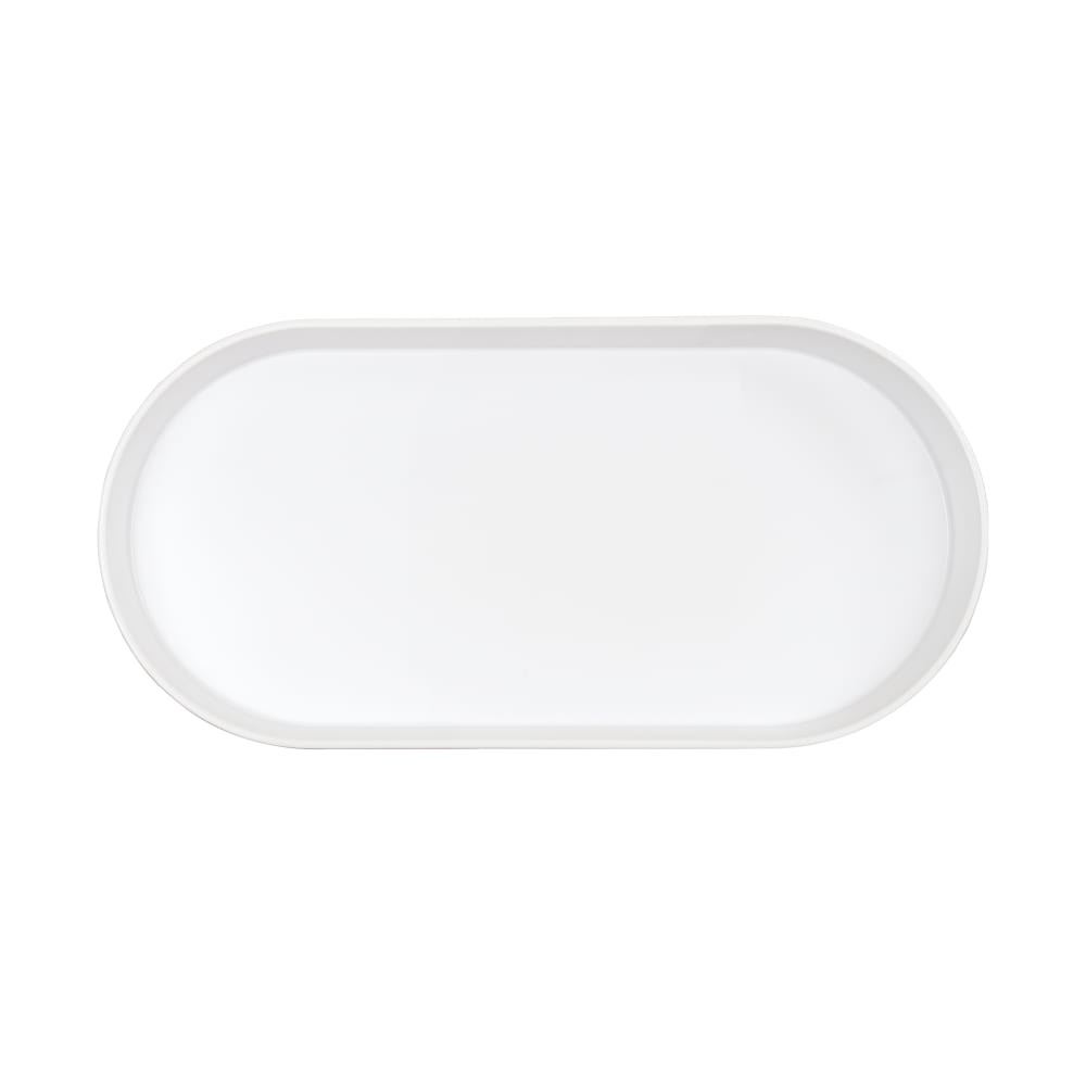 Cal-Mil 22501-1612-15 12 qt Oval Melamine Deep Bowl, White
