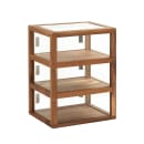 Cal-Mil 22912-78 3 Tier Pastry Display Case - 21"W x 17"D x 28"H, Walnut thumbnail 2