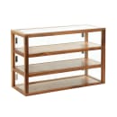 Cal-Mil 22913-78 3 Tier Pastry Display Case - 42"W x 17"D x 28"H, Walnut thumbnail 2