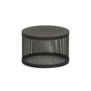 Cal-Mil 22916-5-13 7 1/2" Round Display Riser - 5"H, Metal, Black thumbnail 2