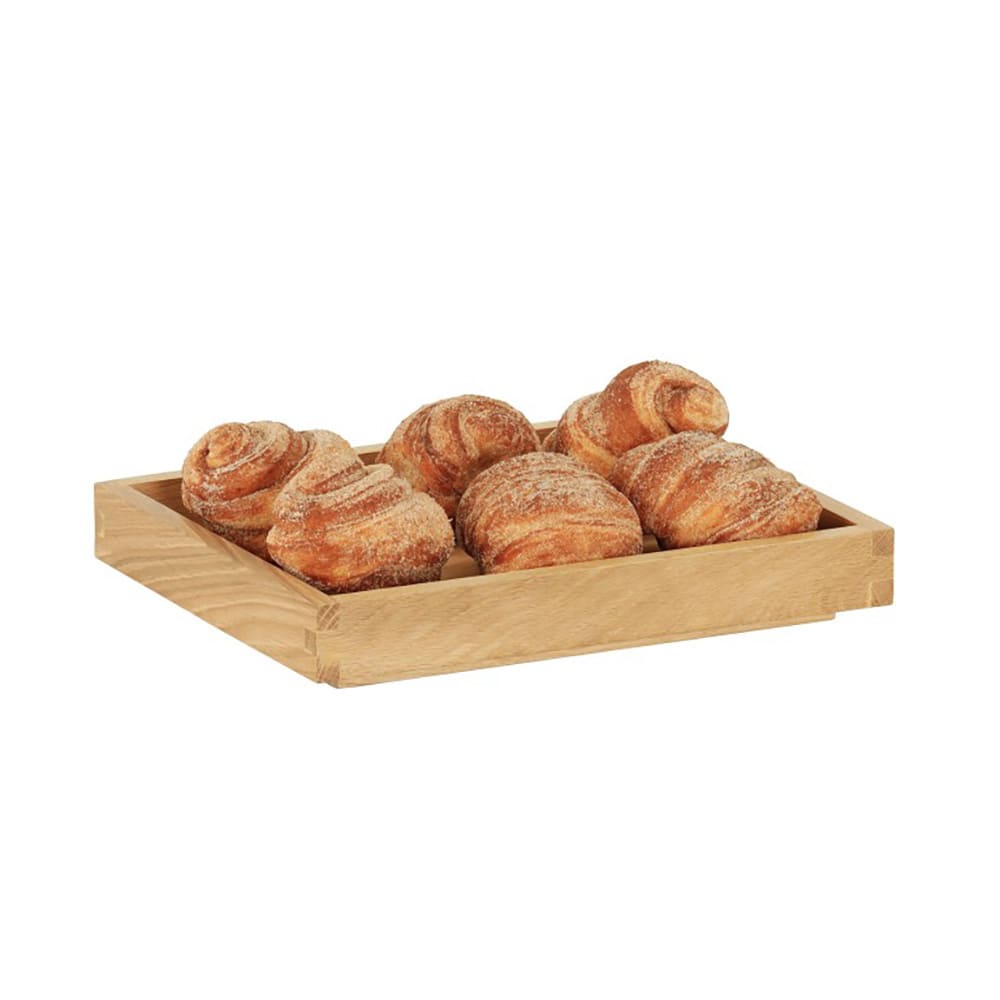 Cal-Mil 23106-10121-21 Rectangular Display Tray - 10" x 12" x 1 1/2", Oak