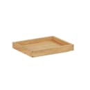 Cal-Mil 23106-10121-21 Rectangular Display Tray - 10" x 12" x 1 1/2", Oak thumbnail 3