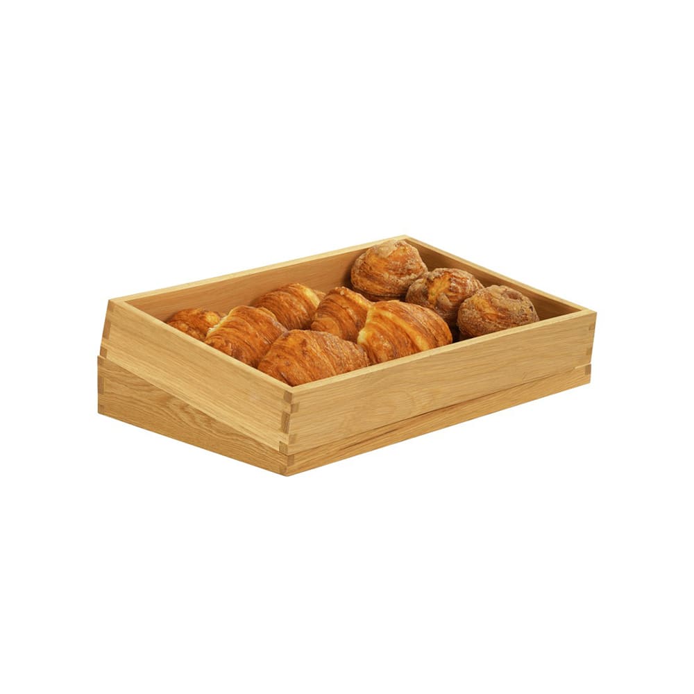 Cal-Mil 23106-12203-21 Rectangular Display Tray - 12" x 20" x 3", Oak