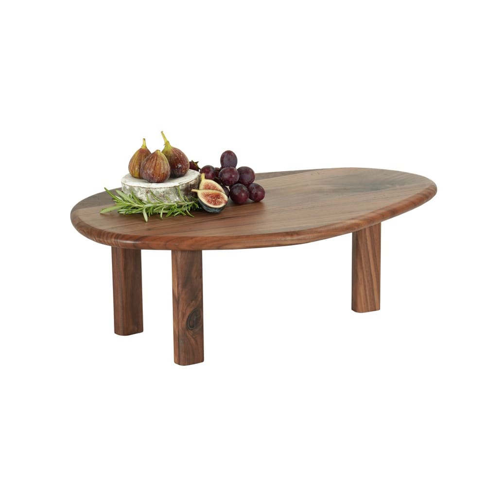 Cal-Mil 23119-78 Oval Display Riser - 21"W x 13 1/2"D x 7"H, Walnut