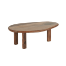 Cal-Mil 23119-78 Oval Display Riser - 21"W x 13 1/2"D x 7"H, Walnut thumbnail 2