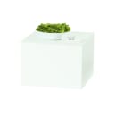 Cal-Mil 23123-11-15 14" Square Display Riser - 11"H, Metal, White thumbnail 3