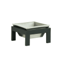 Cal-Mil 23130-6-13 10" Cold Concept Frame - 6"H, Metal, Black thumbnail 3