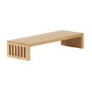 Cal-Mil 23136-1975-21 Rectangular Display Riser - 19" x 7" x 5", Oak thumbnail 2