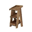Cal-Mil 23137-3-78 3 Tier Display Stand - 12 1/2" x 14" x 27 3/4", Walnut thumbnail 2