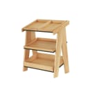 Cal-Mil 23138-3-21 3 Tier Display Stand - 13" x 23 1/4" x 27 3/4", Oak thumbnail 2