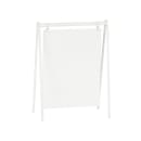 Cal-Mil 23160-811-15 Tabletop Sign Holder - 9 1/2" x 15", Metal, White thumbnail 2