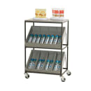 Cal-Mil 23166-83 3 Tier Merchandiser Cart, 28" x 20" x 40", Ashwood thumbnail 2