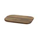 Cal-Mil 23173-1812-78 Oval Serving Board - 18" x 12", Walnut thumbnail 2