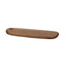 Cal-Mil 23175-186-78 Oval Serving Board - 18" x 6", Walnut thumbnail 2