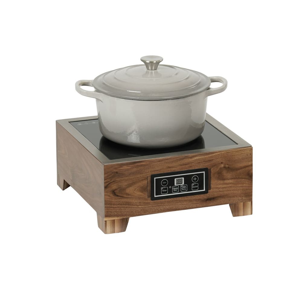 Cal-Mil 23178-78 Sydney Countertop Induction Range w/ (1) Burner - Walnut, 120v