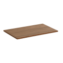 Cal-Mil 23180-1220-78 Rectangular Display Riser - 12" x 20" x 3/4", Walnut thumbnail 2