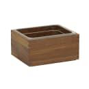Cal-Mil 23184-10-78 Rectangular Ice Housing - 13 1/4"L x 11"W x 7 1/4"H, Walnut thumbnail 2