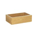 Cal-Mil 23184-12-21 Rectangular Ice Housing - 21 1/4"L x 13 1/4"W x 7"H, Oak thumbnail 2