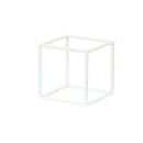 Cal-Mil 23201-12-15 12" Square Display Riser - 12"H, Metal, White thumbnail 2