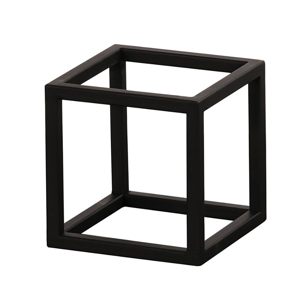 Cal-Mil 23201-8-13 8" Square Display Riser - 8"H, Metal, Black
