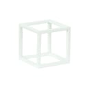 Cal-Mil 23201-8-15 8" Square Display Riser - 8"H, Metal, White thumbnail 2