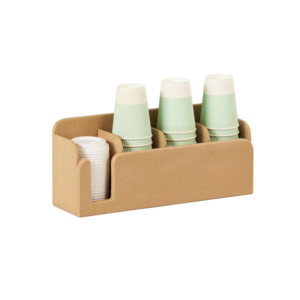 Cal-Mil 23428-122 Cup, Lid, & Straw Organizer, (4) Compartment, All Cup Types